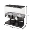 thumbnail image 5 of Dispensador de Cereal Doble Aquila Cuadrado Negro Modelo Dolce, 5 of 5
