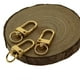 thumbnail image 3 of Class de garra Aleación de zinc Llavero giratorio Ganchos Books Bolsit Holder Lanyard Hebillas Casera DIY Art Crafting Accessories Gold 30 Packs kenally HA011414-01, 3 of 7
