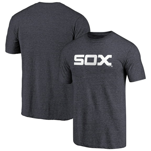 Men's Navy Chicago White Sox Vintage Cooperstown Collection Wahconah Tri-Blend T-Shirt