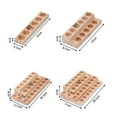 thumbnail image 2 of LOLIPPYY 1Pack Desktop Stand Light Brown Wooden Essential Oil Storage 8.9*3.3*1.6in, 2 of 5