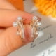 thumbnail image 5 of Pendientes de perlas de imitación para chicas adolescentes, pendientes minimalistas de piercing, pendientes de moda, 5 of 8