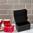 thumbnail image 3 of Small Shipping Boxes 8x4x4 Inch (25 Pack) - Sturdy Black Corrugated Cardboard Boxes for Small Business, Ecommerce, Mailing & Packaging | Recyclable Gift & Storage Boxes, 3 of 6