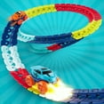 thumbnail image 5 of Anti Gravity Race Track with Car - 2026 Upgraded Kids Race Track Set with LED Light-Up Race Car, Interchangeable Car Shells Multicolor Changeable Tracks (1 Car-46Pcs Track), 5 of 7