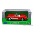 thumbnail image 5 of 1957 Chevy Corvette Convertible, Red - Welly 29393 - 1/24 scale Diecast Model Toy Car, 5 of 5