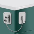 thumbnail image 2 of CHOK 2pcs Refrigerator Locks Refrigerator Door Locks Fridge Locks Freezer Combination Locks, 2 of 5