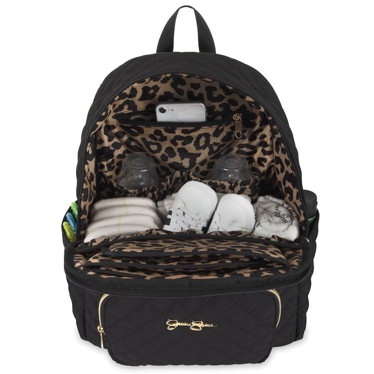 Jessica Simpson Black Diamond Quilted Multi-Pocket Dual  display picture 3