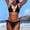 Black, variant on Bikini Sets for Women Adjustable Straps High Waisted Bikini Solid Color Swimwear Summer Vocation