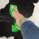 thumbnail image 4 of Sandalias de tacón alto con punta cuadrada para mujer, informales, para vacaciones Wmkox8yii  nm4374, 4 of 4