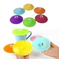 thumbnail image 6 of Glass Drink Cover Cup Lid Anti-Dust Coffee Mug Keep Warm Silicone Red, 6 of 6