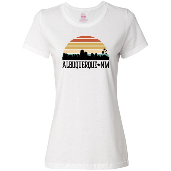 Inktastic Albuquerque New Mexico Skyline Women's T-Shirt