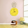 thumbnail image 4 of Reloj de pared creativo y silencioso con forma de piña, reloj de acrílico con forma de fruta de dibujos animados, reloj silencioso para bricolaje, para habitación de niños, sala de estar, do, 4 of 4