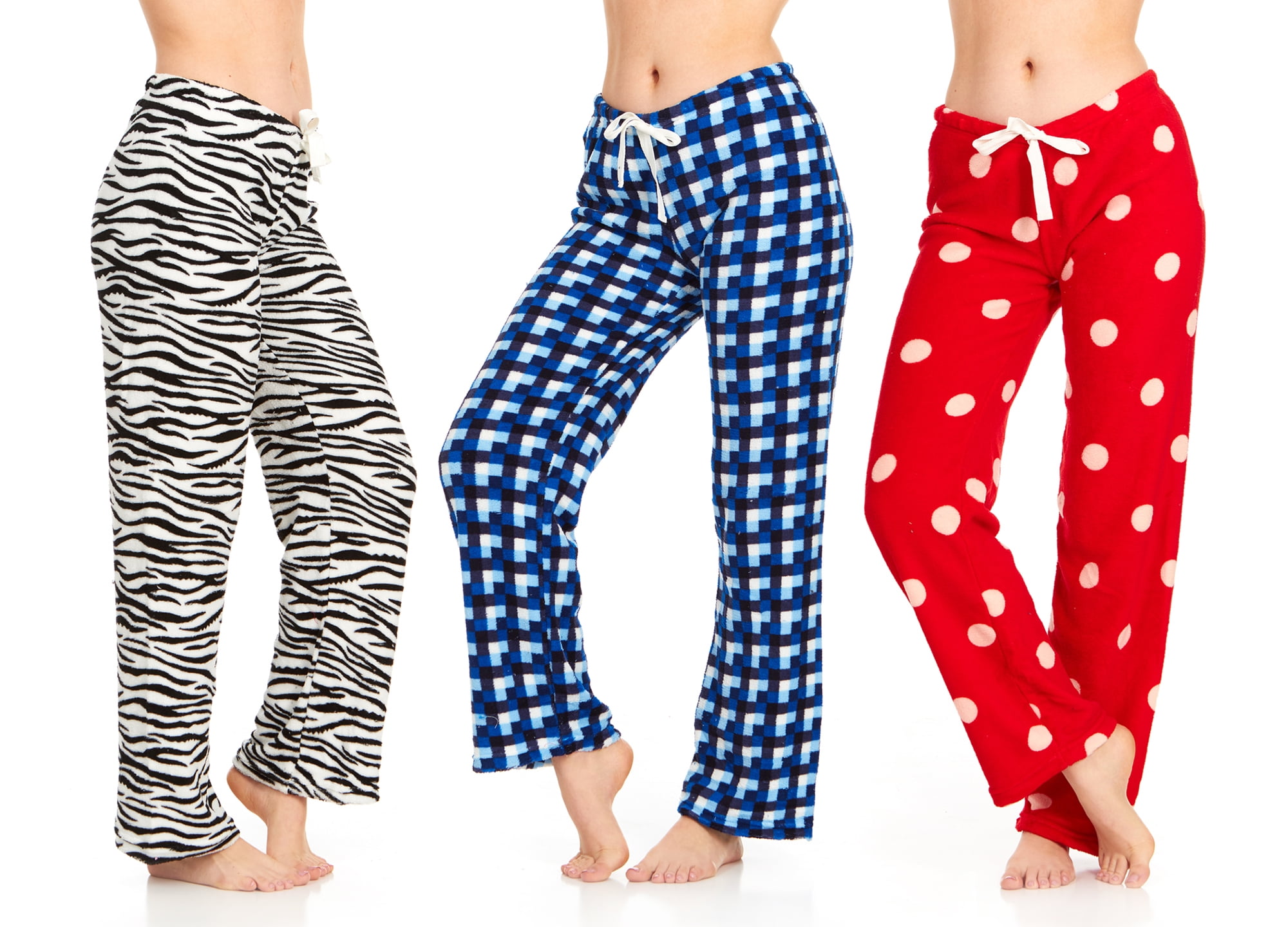 soft plush pajama bottoms