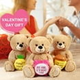 thumbnail image 6 of LotFancy 12" Teddy Bear Stuffed Animal, 3 Pcs Plush Toy Gift for Women,Girlfriend, 6 of 10