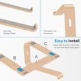 thumbnail image 5 of Laptop Stand for Desk, Detachable Laptop Riser, Aluminum Laptop Holder, Compatible with MacBook Air/Pro, Dell, HP, and All Laptops (11-16 inch), Grey, 5 of 8