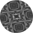 thumbnail image 1 of Ahgly Company Machine Washable Indoor Round Transitional Gray Area Rugs, 5' Round, 1 of 7