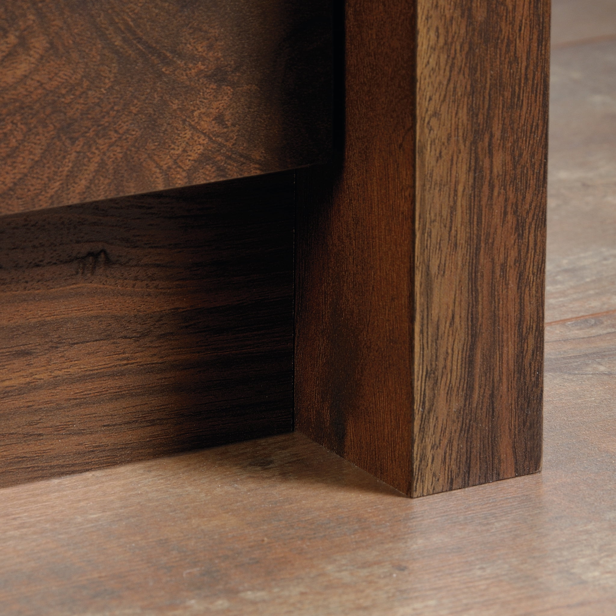 Sauder Harvey Park Nightstand, Grand Walnut Finish