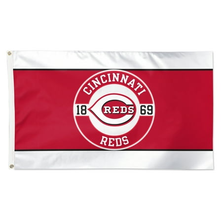 WinCraft Cincinnati Reds 3' x 5' Applique Flag