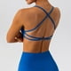 thumbnail image 3 of Sujetador deportivo con espalda abierta para mujer, con tirantes, para yoga y running, poliéster/spandex, sujeción media, S-XL, 3 of 8