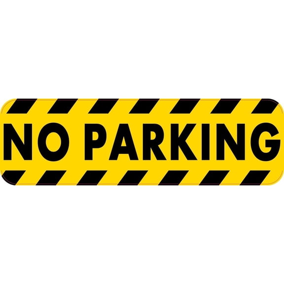 10in x 3in No Parking Magnet