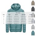 thumbnail image 6 of qafoshin Men's Padded Winter Jacket Warm Thickened Solid Long Sleeve Coat Trendy Casual Hooded Outerwear with Side Zip Pockets, 6 of 6