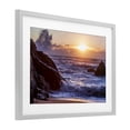 thumbnail image 2 of Stupell Industries Coastal Siren Song Rocky Shore Gray Framed Print Under Glass, 23 x 17, by Shelley Carlisle, 2 of 8