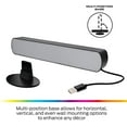 thumbnail image 6 of Monster 2-Pack Multi-Color LED Light Bar with Multi-Position Base, with Remote, All Occasion, Office, 6 of 9