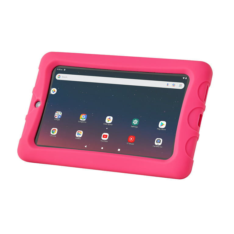onn. 7 Kids Tablet, 32GB (2022 Model) , 2.0 GHz Quad-Core Processor, Pink
