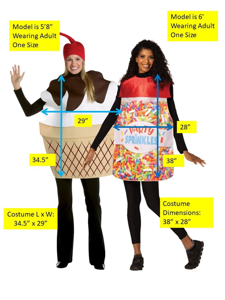 Rasta Imposta Ice Cream Sundae & Sprinkles Halloween Couples