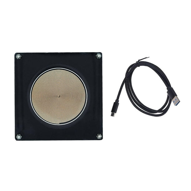 Generador Schumann Generador de pulsos electromagnético de estabilidad portátil Dorado Negro