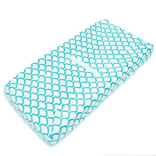 TL Care Heavenly Soft Chenille Fitted Contoured Changing Pad Cover for Boys and Girls 3015-CH Chocolate