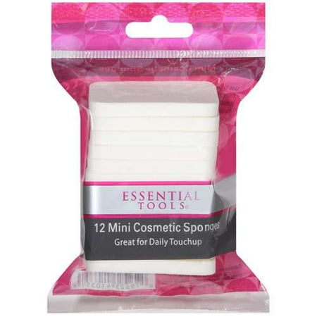 Essential Tools: 41035 Mini Cosmetic Sponges, 12 ct