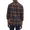thumbnail image 4 of Wrangler® Men's and Big Men's Relaxed Fit Brushed Flannel Shirt with Long Sleeves, Sizes S-5XL, 4 of 5