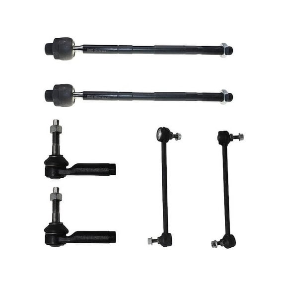 Front Tie Rod and Sway Bar Link Kit - Compatible with 2005 - 2007 Ford Freestyle 2006