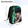 thumbnail image 2 of My Hero Academia Backpack, Anime Travel Laptop Backpack, Casual Daypack For College School, Back To School Gift For Men & Women,Unisex Computer Bag Fits 16 Inch Notebook, 2 of 8