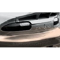 Chevy Camaro Parking Light - 98-02 Chevy Camaro Tinted Tail Lamp Light Overlay Kit Smoked Film Protection 4th Generation