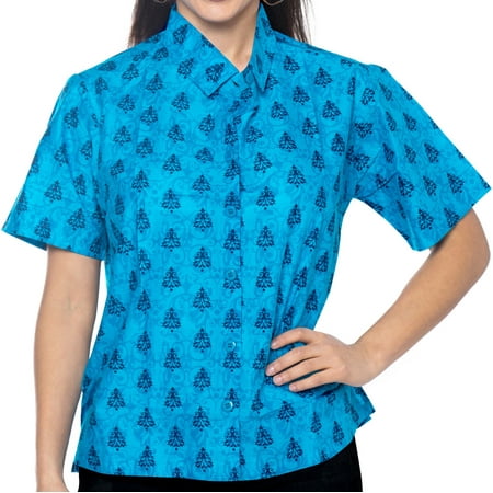 Ladies cotton blouses for sale walmart