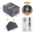 thumbnail image 2 of BIGLUFU Wardrobe Clothes Organizer, Pack of 6 Drawer Boxes for Jeans Trousers T-Shirt Storage Boxes Organizer Cupboard Wardrobe Drawers Organizer System Clothes Storage Box (42 x 30 x 22 cm ), 2 of 12