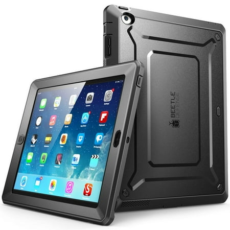 iPad 2 Case SUPCASE Apple iPad Case Unicorn Beetle PRO Series Full-body Rugged Hybrid Protective Case iPad2-Black/Blac