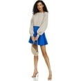 thumbnail image 4 of Stylore Women's Basic Versatile Stretchy Casual Mini Skater Skirt Light Blue L, 4 of 5