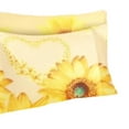 thumbnail image 3 of Sunflower Ivory Printed Twin Size Comforter Set 6 Pieces Super Soft with Sheet Set and Pillow Plushie Toy Bedding Decor, 3 of 5