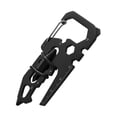 thumbnail image 2 of Multiherramienta Para Llavero Para Hombre Herramienta De Bolsillo Para Montañismo Senderismo Ciclismo Negro, 2 of 8