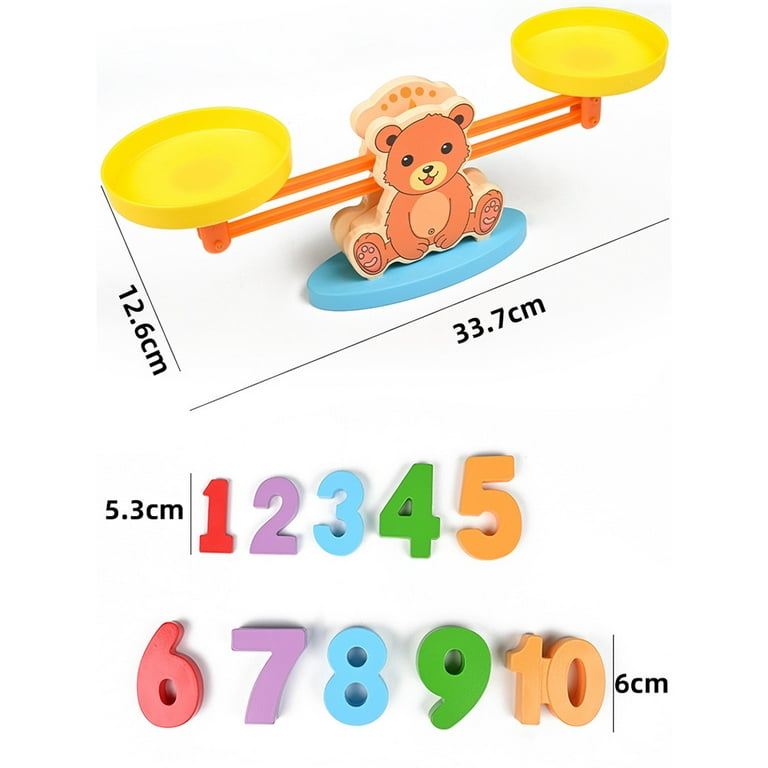 Yummy Bear 123 Scale - Teach Your Kids To Use A Scale!