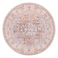 thumbnail image 3 of Unique Loom Timeless Collection Area Rug - Judas (5' Round Blue/Tan), 3 of 12