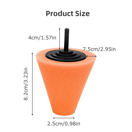 UKLL-Polishing Foam Sponge Polishing Balls Automotive Wheel Polishing Tool Versatile Polishing Tool for Car Wheel Wheel Care Boats and Motorcycles (Black)