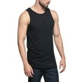 thumbnail image 5 of G-Style USA Men's Straight Hem Long Length Tank Top TT60 - Black - Large, 5 of 8