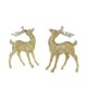 thumbnail image 4 of Adornos navideños de reno con purpurina | Juego de 2 accesorios para fotos colgantes | Decoración navideña para fiestas en casa, oficina y habitación infantil | Decoración festiva de mesa, 4 of 5
