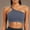 #JUN250508B254 Gray, variant on Womens One Shoulder Sports Bra Sleeveless One Strap Low Impact Asymmetrical Workout Yoga Tops