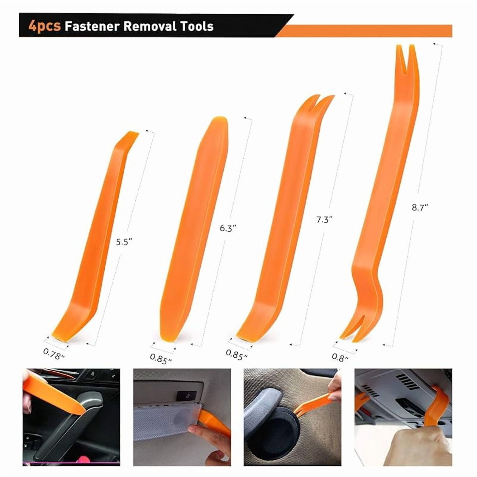 GOOACC - GRC-33 240PCS Bumper Retainer Clips Car Plastic Rivets Fasteners Push Retainer Kit Most Popular Sizes Auto Push Pin Rivets Set -Door Trim Panel Fender Clips for GM Ford Toyota Honda Chrysler
