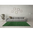 thumbnail image 3 of Ahgly Company Indoor Square Oriental Emerald Green Modern Area Rugs, 5' Square, 3 of 4