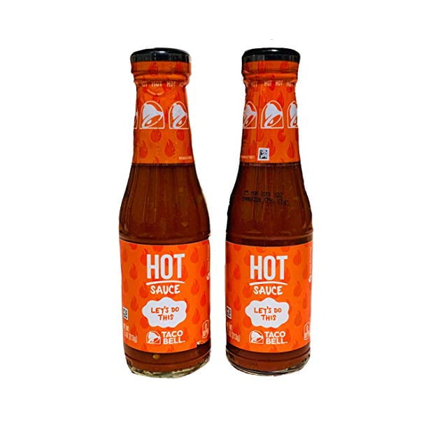 Taco Bell Hot Sauce, 7.5 oz Bottle 2 packs
